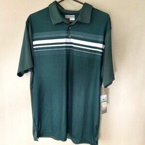 PGA TOUR Polo Striped Golf Shirt
